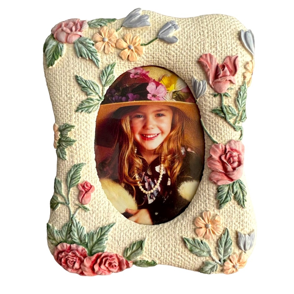 Picture / Photo Frame Floral Resin 3D
